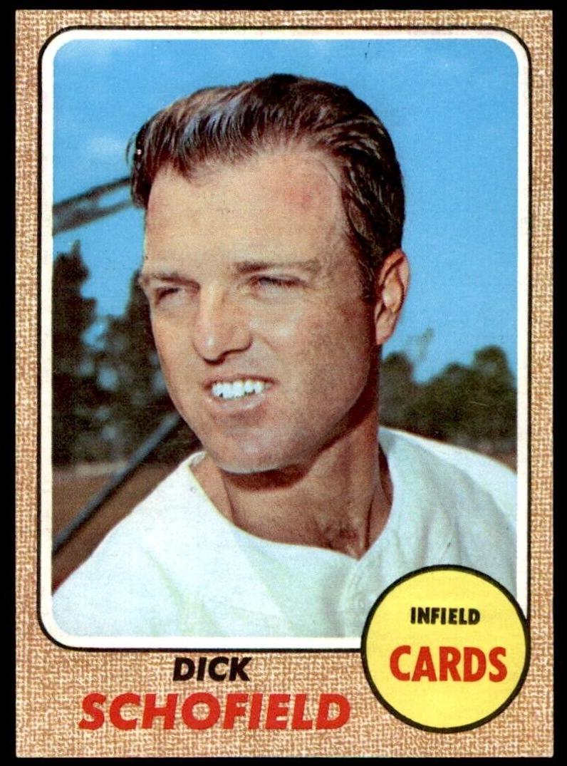 1968 Topps Dick Schofield #588 card