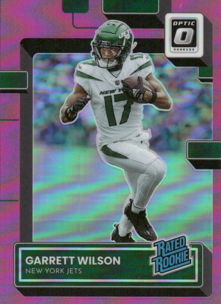 2022 Donruss Optic Garrett Wilson [Pink] #206 card