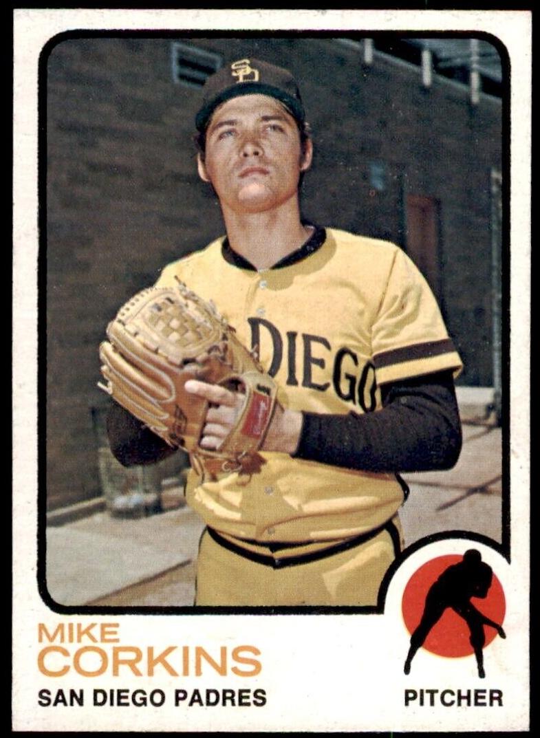 1973 Topps Mike Corkins #461 card