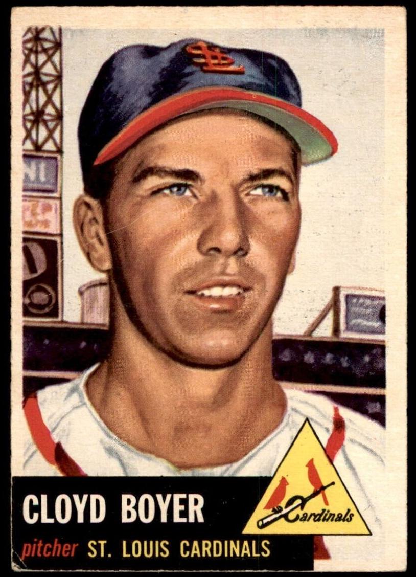 1953 Topps Cloyd Boyer #60 card