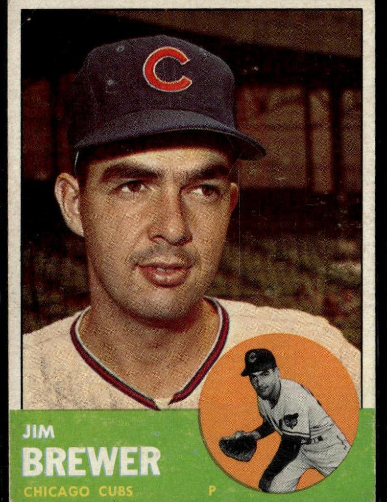 1963 Topps Jim Brewer #309 card