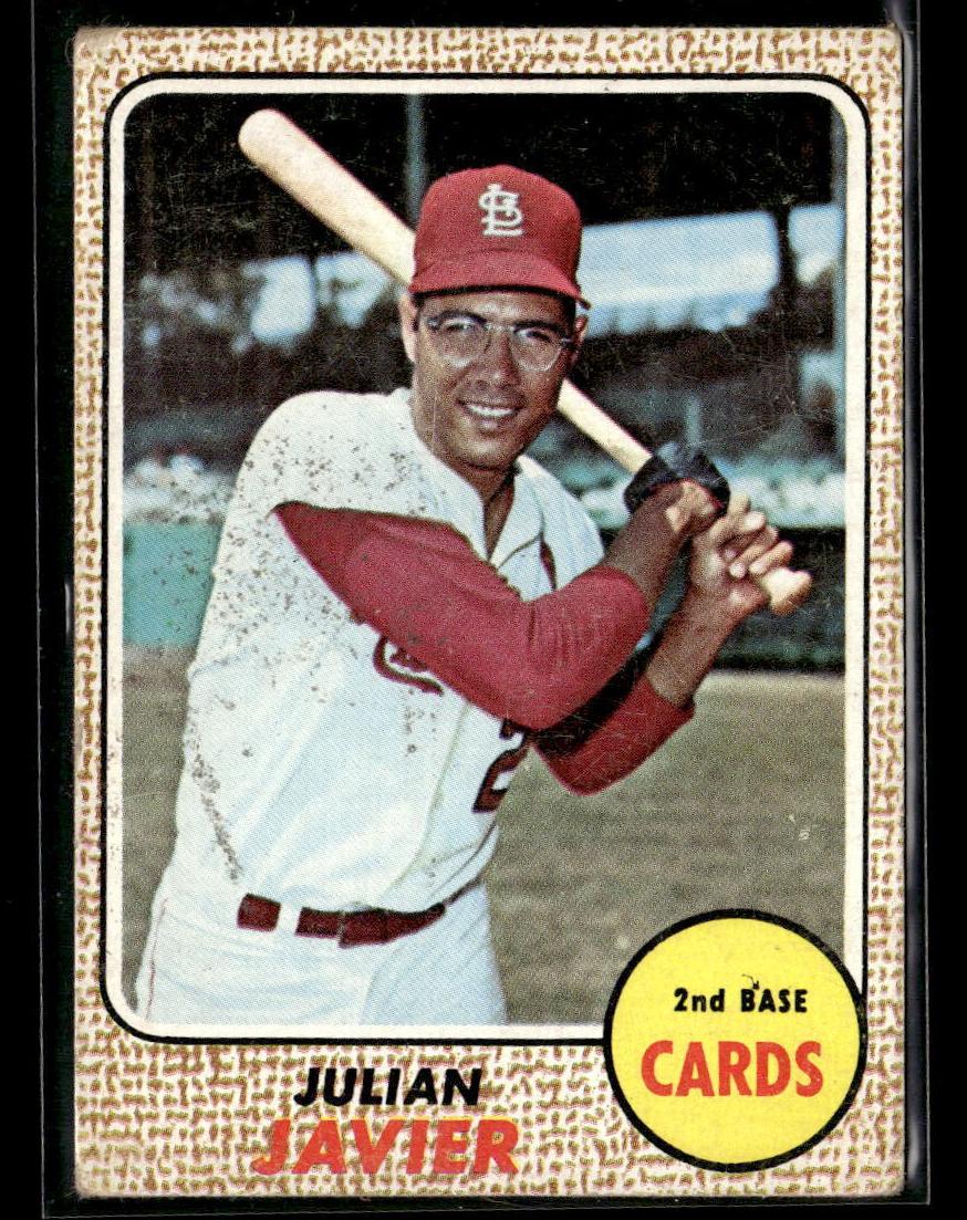 1968 Topps Julian Javier #25 card
