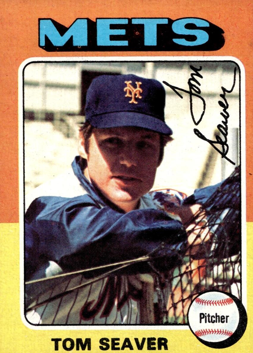 1975 Topps Mini Tom Seaver #370 card