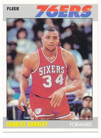 Charles Barkley 1987 Fleer Basketball