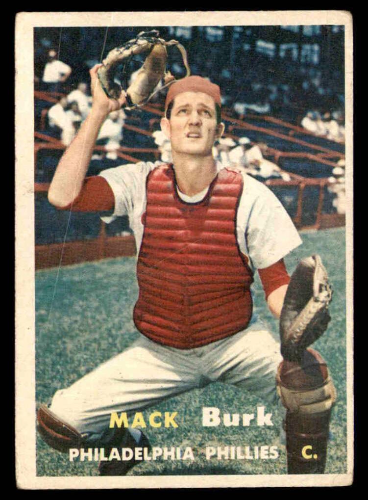 1957 Topps Mack Burk #91 card