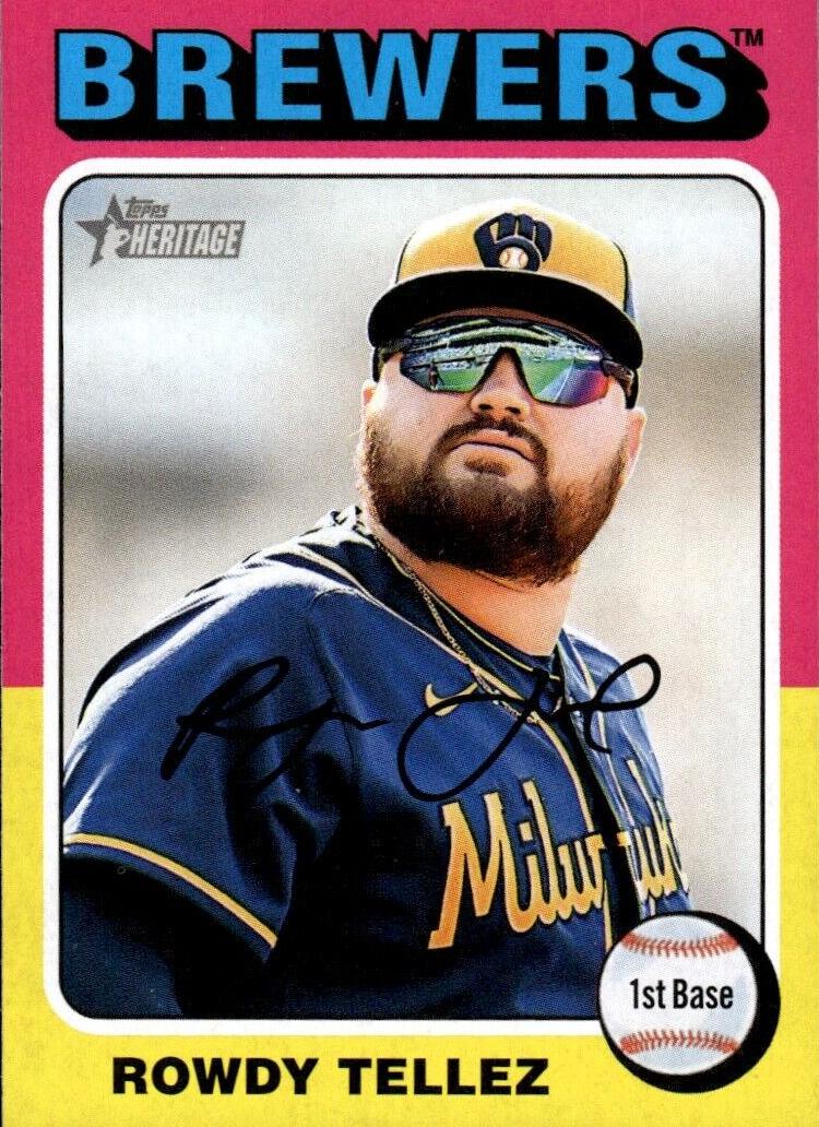 Rowdy Tellez 2024 Topps Heritage Baseball