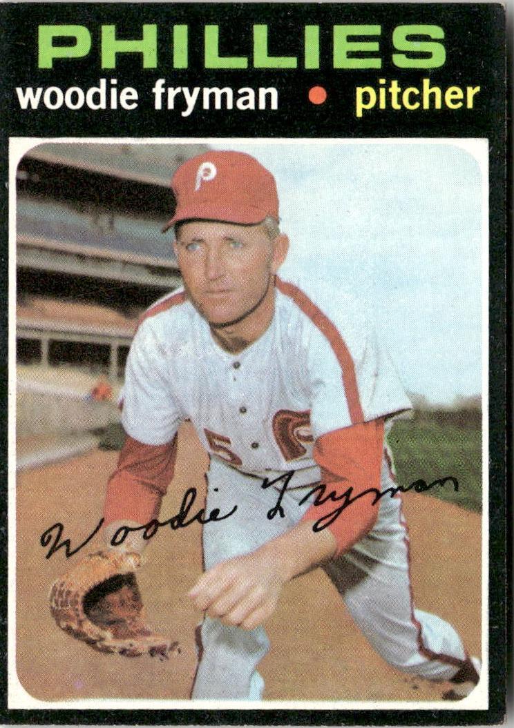 1971 Topps Woodie Fryman #414 card