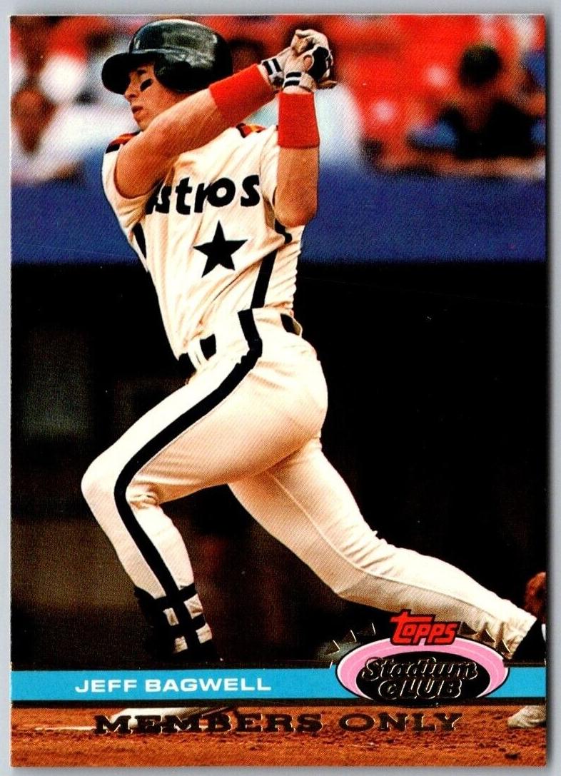 Jeff Bagwell 1991 Topps Stadium Club Baseball