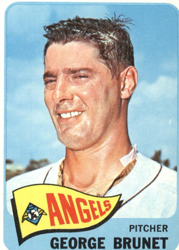 1965 Topps George Brunet #242 card