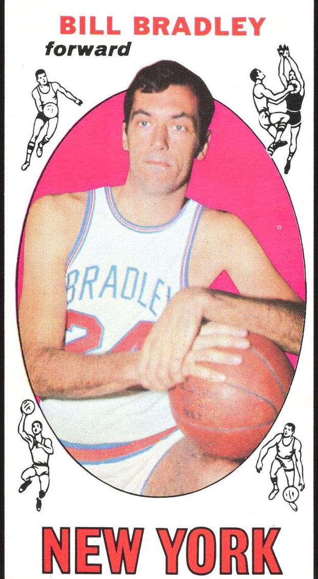 1969 Topps #43 Bill Bradley front