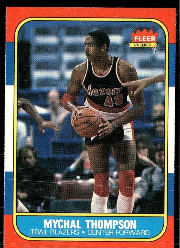 Mychal Thompson 1986 Fleer Basketball