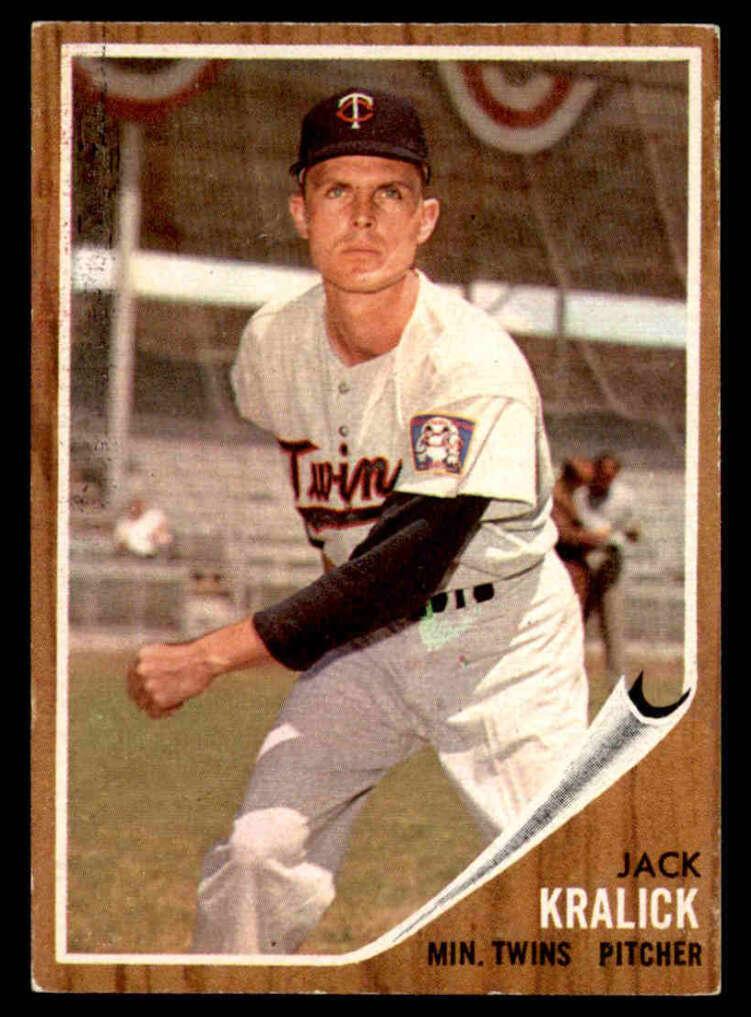 1962 Topps Jack Kralick #346 card