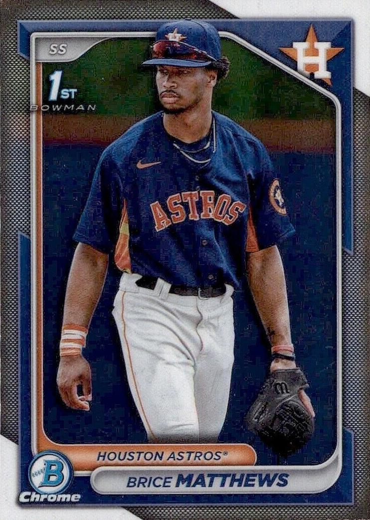 Brice Matthews 2024 Bowman Chrome Prospects card
