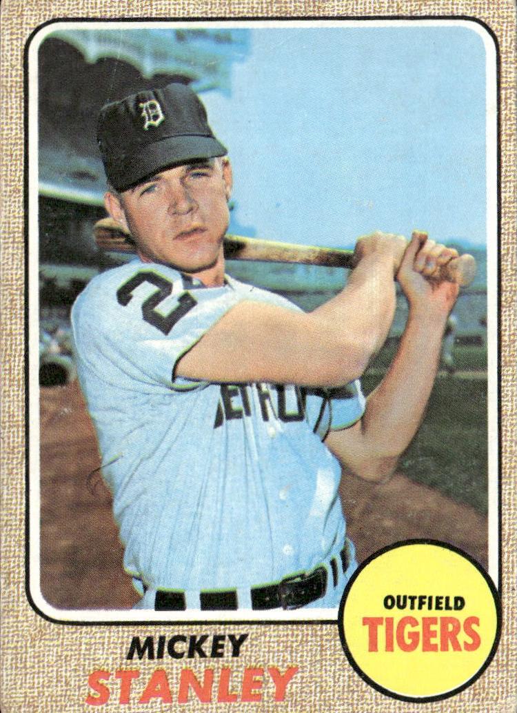 1968 Topps Mickey Stanley #129 card
