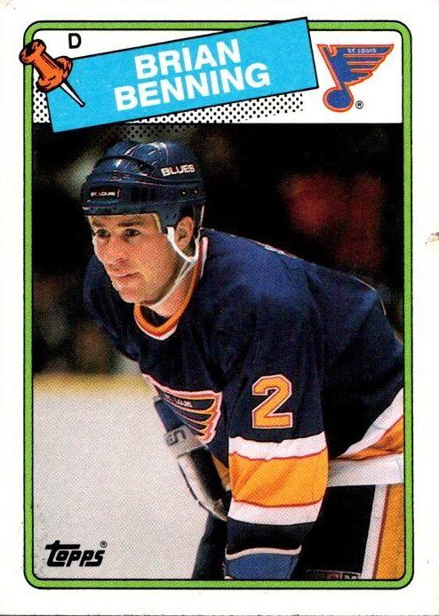 1988 Brian Benning #174