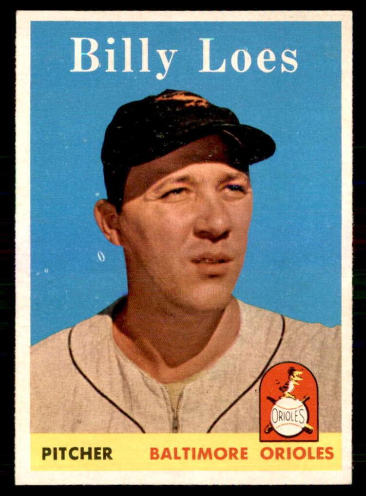 1958 Topps Billy Loes #359 card