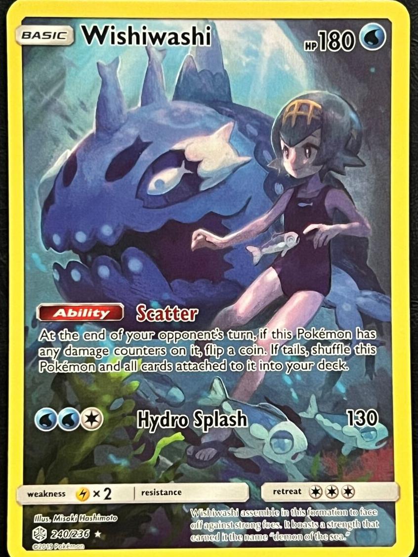 Wishiwashi 2019 Pokemon Sun & Moon Cosmic Eclipse