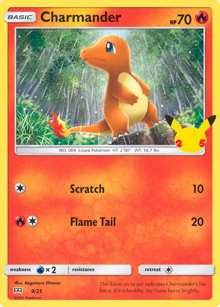 2021 Pokemon McDonald's Promo MCDONALD'S COLLECTION #9 Charmander front