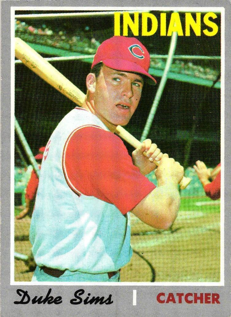 1970 Topps Duke Sims #275 card