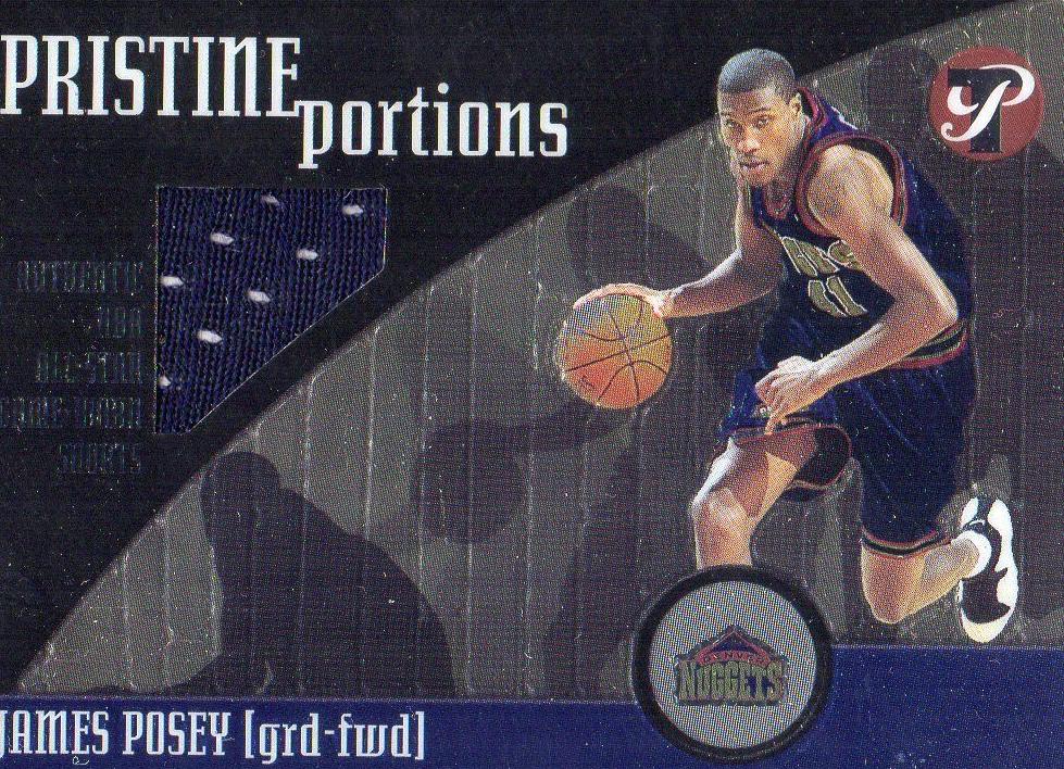 2001 Topps Pristine James Posey #PP-JP card