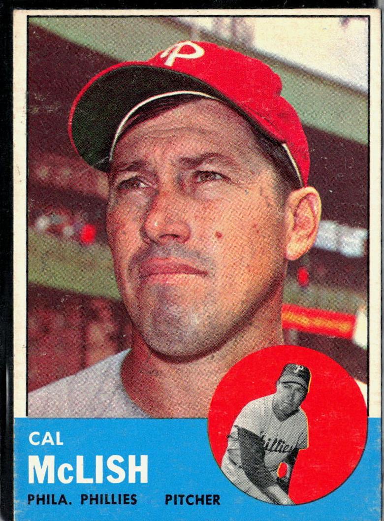 1963 Topps Cal McLish #512 card