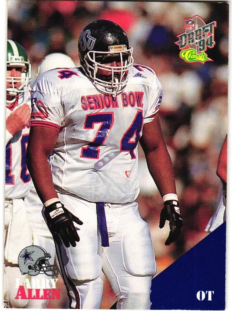 Larry Allen - 1994 Classic NFL Draft Football