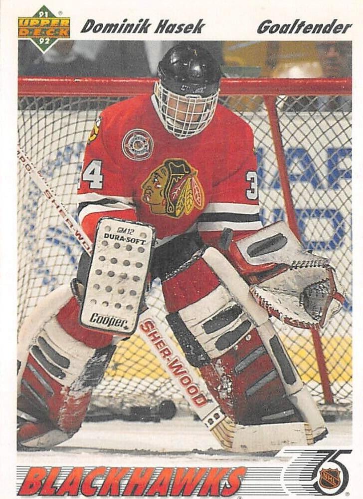 1991 Upper Deck Base #335 Dominik Hasek front