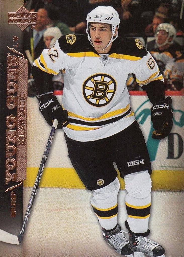 2007 Upper Deck Milan Lucic #207 card
