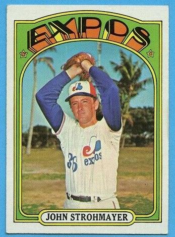 1972 Topps John Strohmayer #631 card