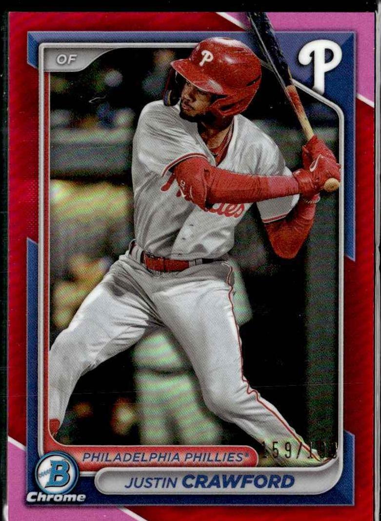 Justin Crawford 2024 Bowman Chrome Prospects card