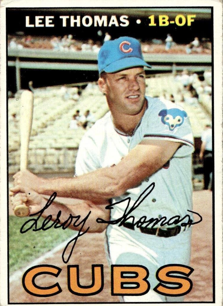 1967 Topps Lee Thomas #458 card