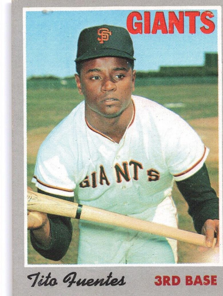 1970 Topps Tito Fuentes #42 card
