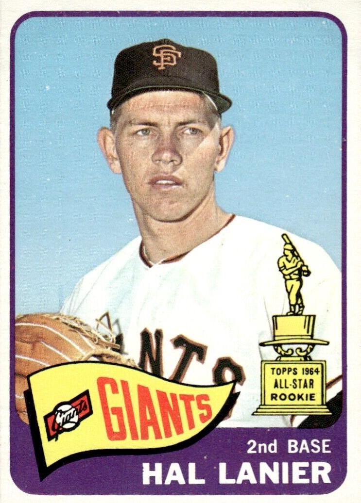 1965 Topps Hal Lanier #118 card