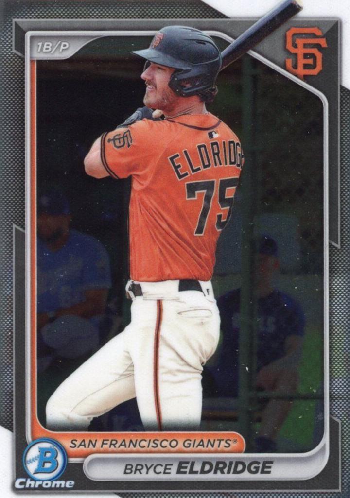 Bryce Eldridge 2024 Bowman Chrome Prospects card