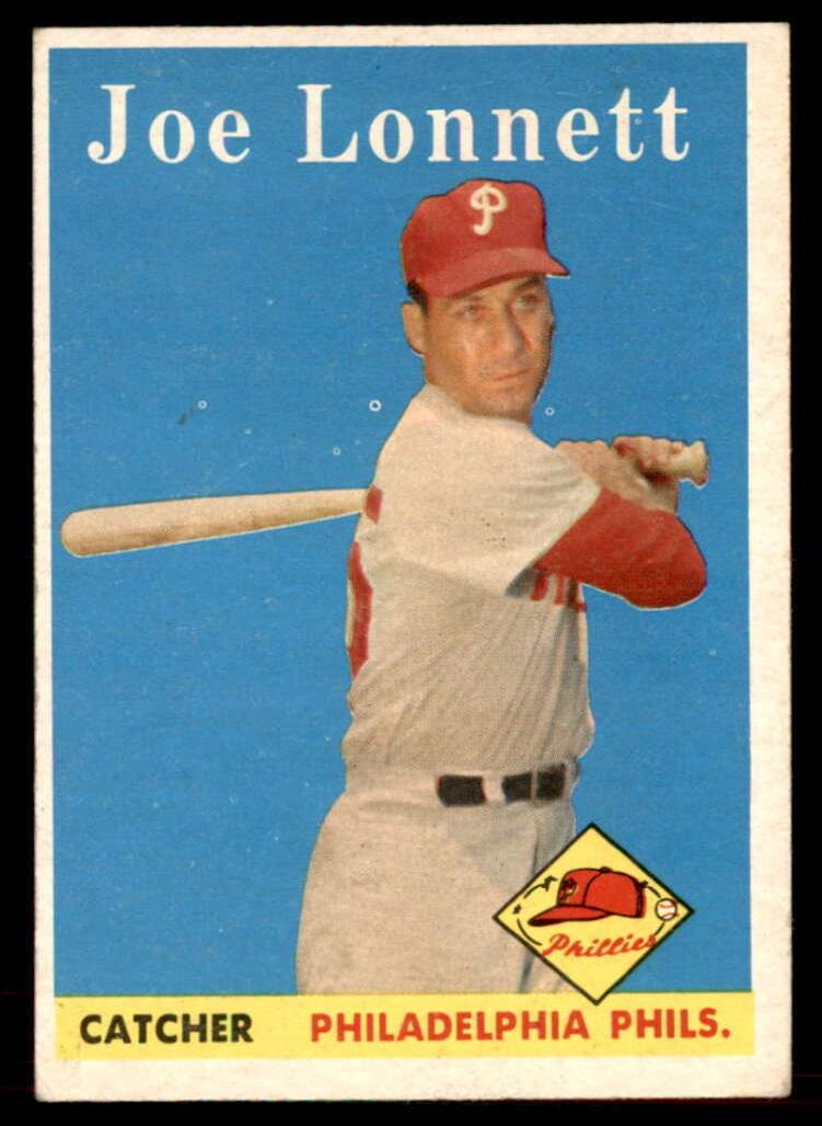 1958 Topps Joe Lonnett #64 card