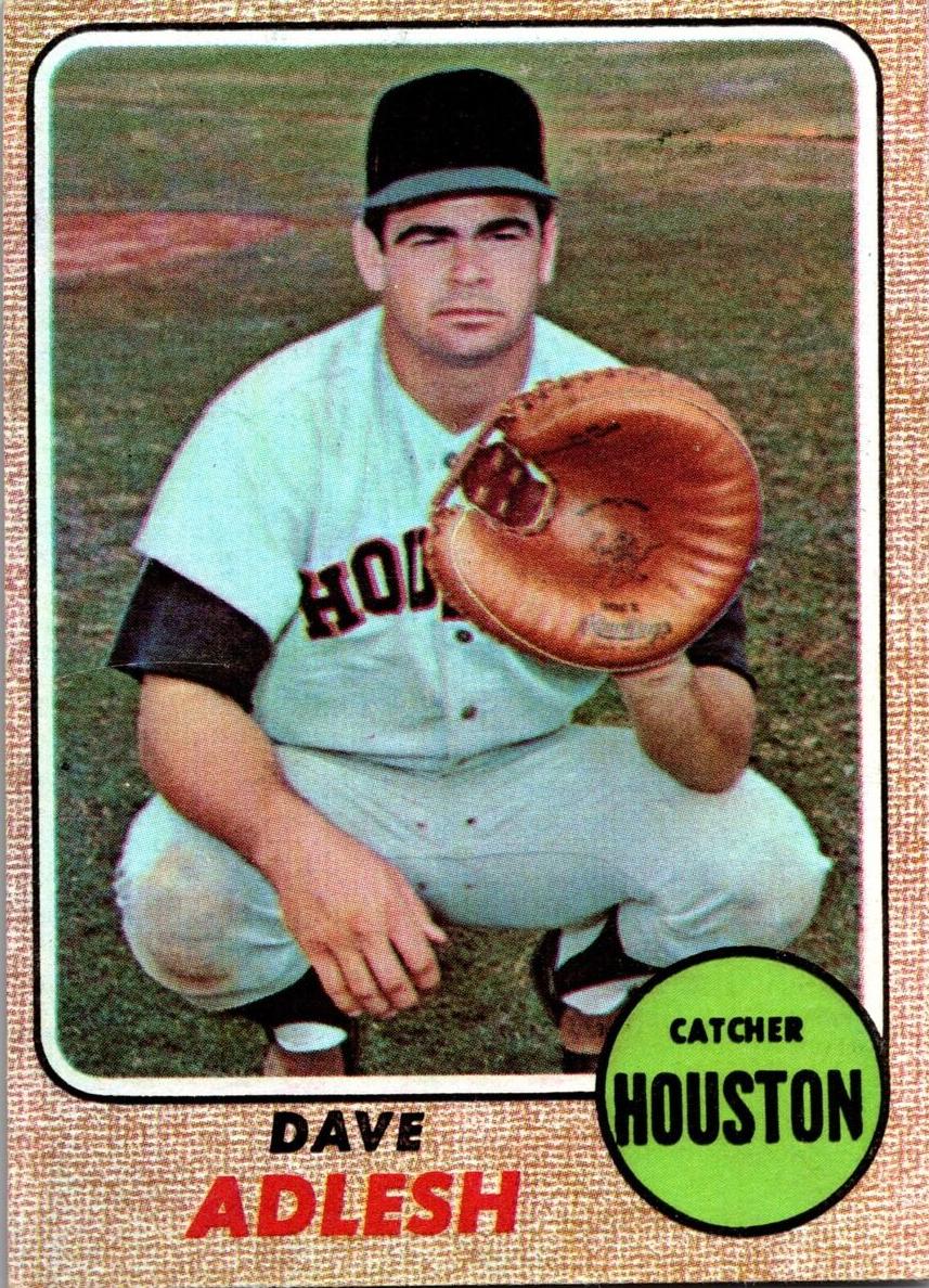 1968 Topps Dave Adlesh #576 card