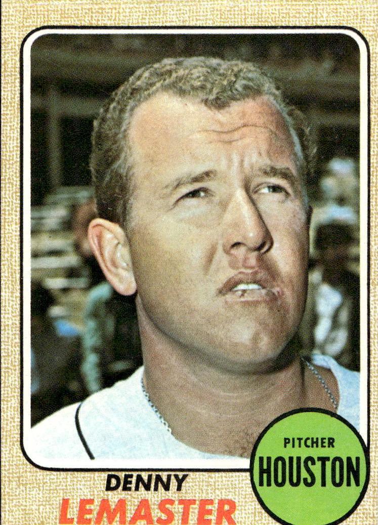1968 Topps Denny Lemaster #491 card