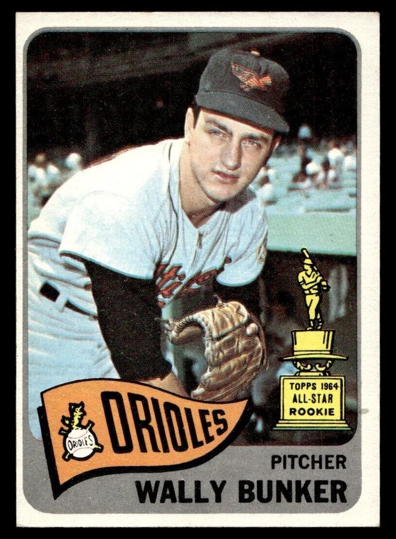 1965 Topps Wally Bunker #290 card