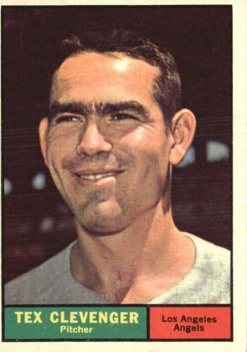 1961 Topps Tex Clevenger #291 card