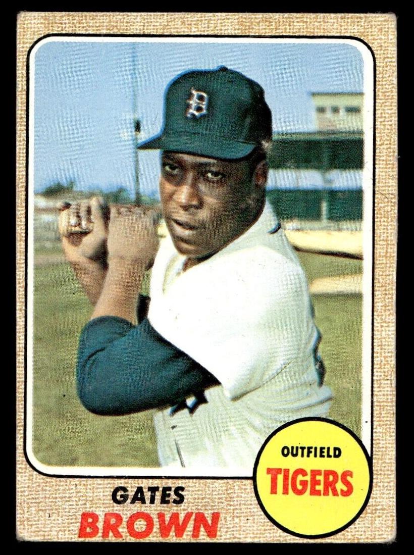 1968 Topps Gates Brown #583 card