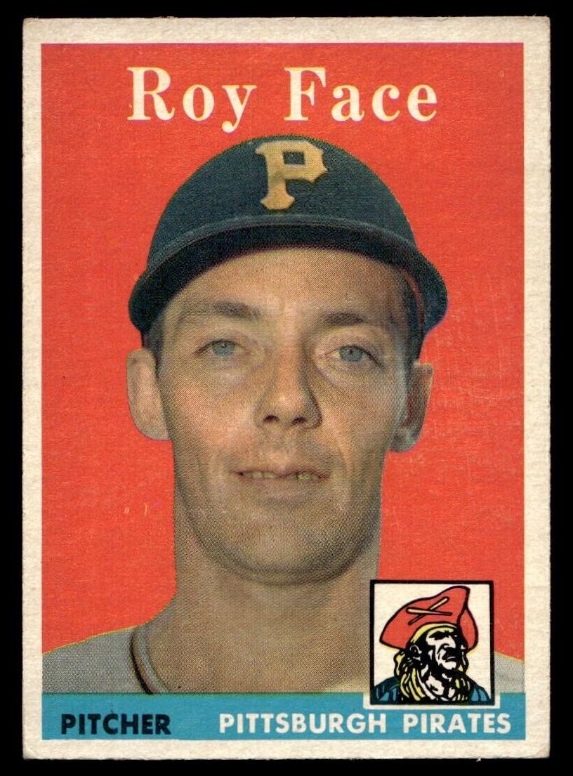 1958 Topps Roy Face #74 card
