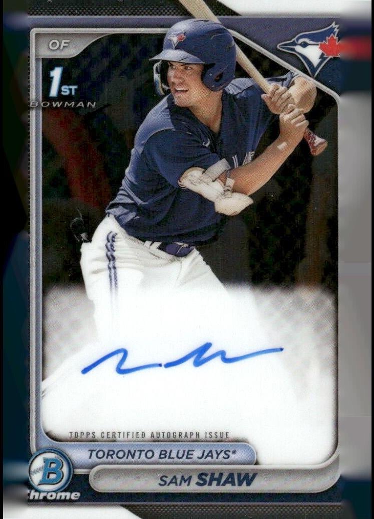 Sam Shaw 2024 Bowman Chrome Prospects card