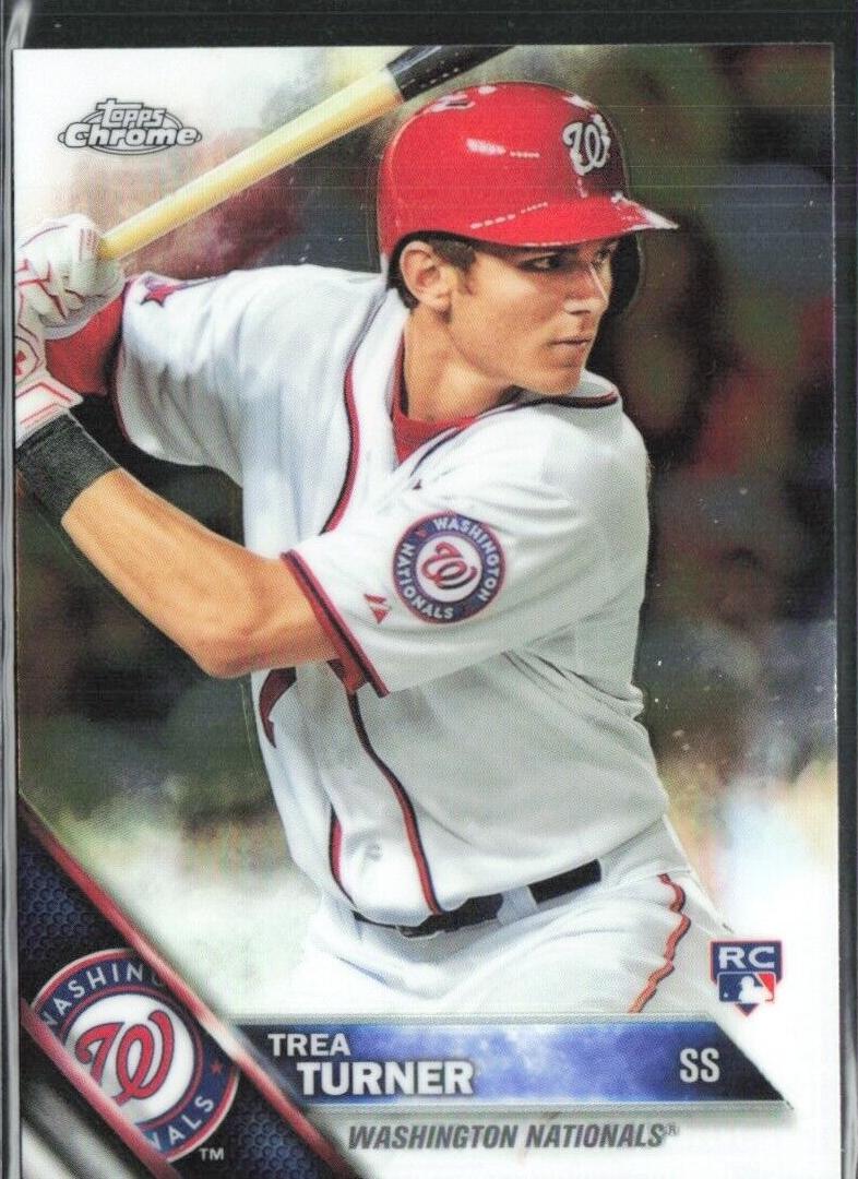 Trea Turner 2016 Topps Chrome Baseball