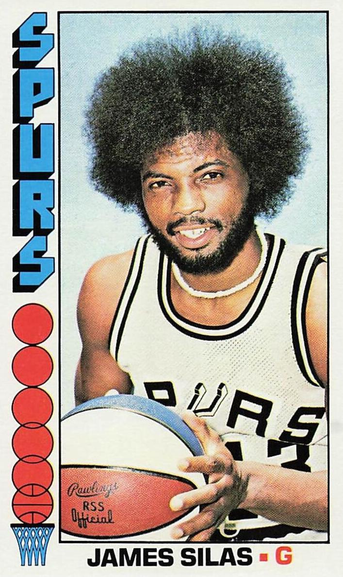 1976 Topps James Silas #80 card