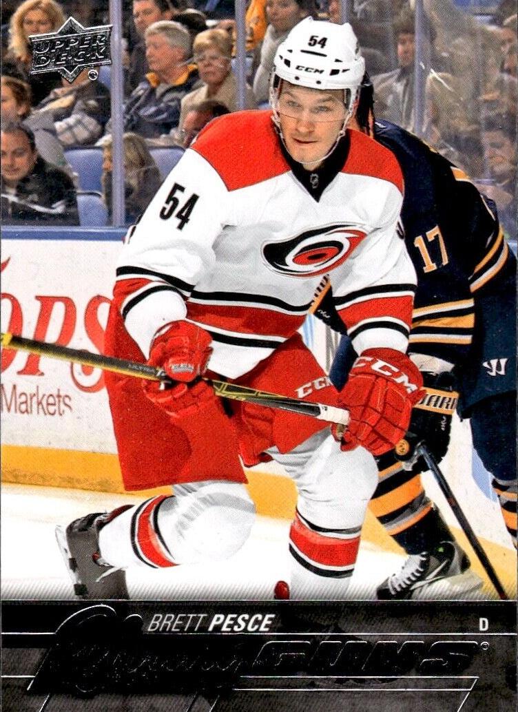 2015 Upper Deck Brett Pesce #487 card