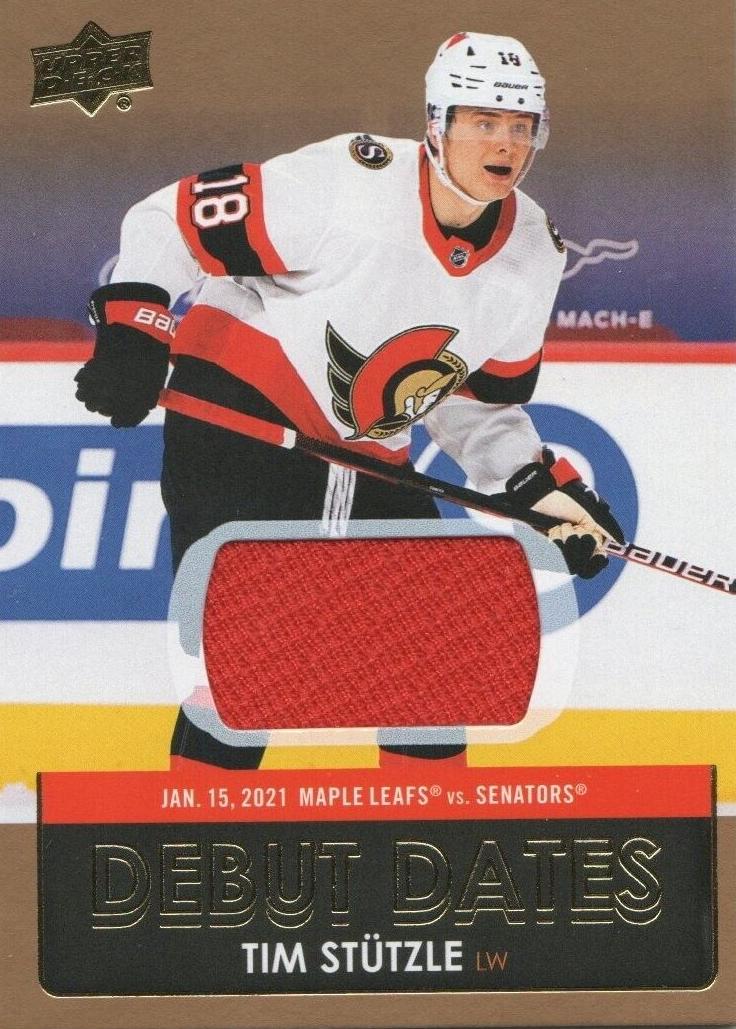 2021 Upper Deck Tim Stutzle #DD-7 card