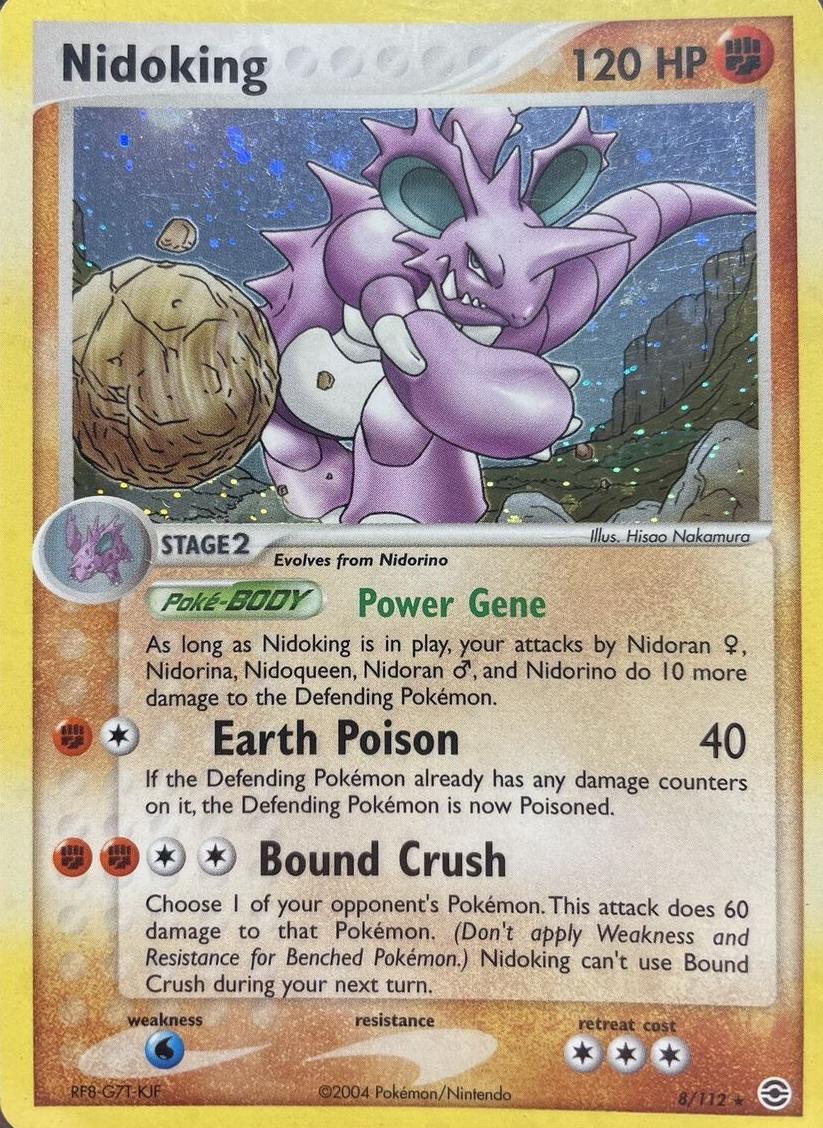 Nidoking Holo 2004 Pokemon EX FireRed & LeafGreen