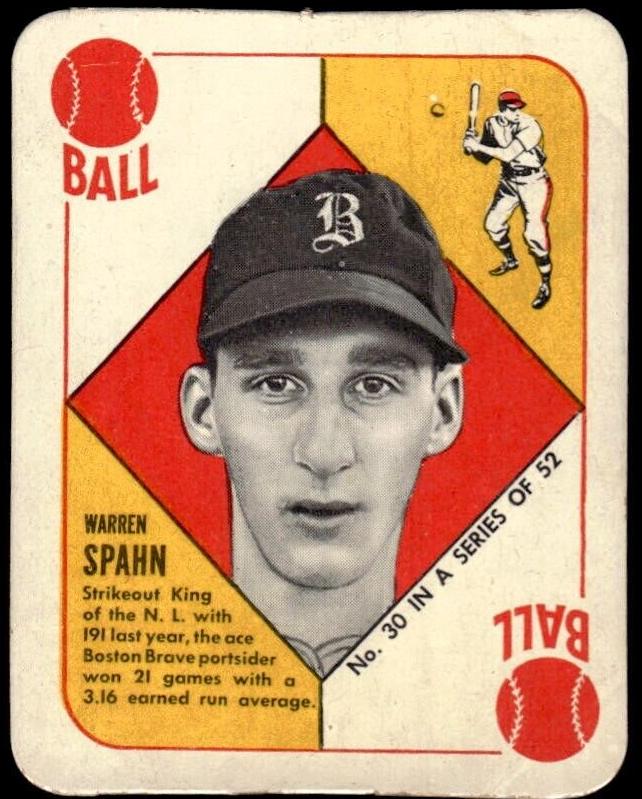 1951 Warren Spahn #30