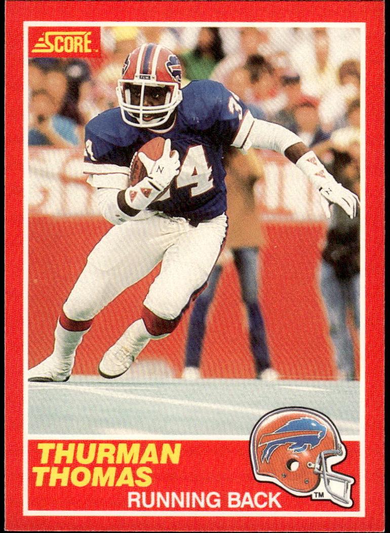 Thurman Thomas 1989 Score Football