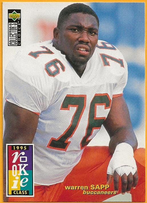 1995 Warren Sapp [Electric Gold] #12